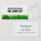 Carte de visite de Lawncare (Devant / Derrière)