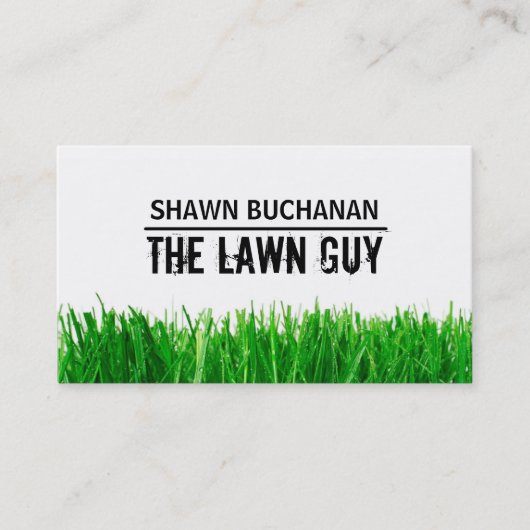 Carte de visite de Lawncare (Devant)