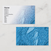 carte de visite de l'eau (Devant / Derrière)