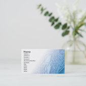 carte de visite de l'eau (Debout devant)