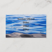 Carte de visite de l'eau (Dos)