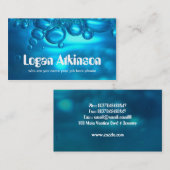 carte de visite de l'eau (Devant / Derrière)