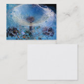 Carte de visite de l'eau bleue (Devant / Derrière)