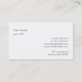 Carte de visite de l'échelle de justice (Dos)