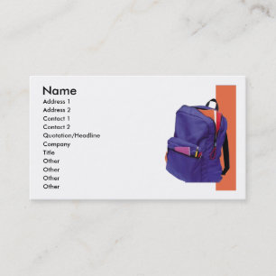Carte de visite de l'école