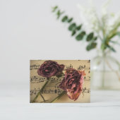 Carte de visite de leçons de guitare ou de musique (Debout devant)