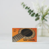 Carte de visite de LEÇONS de MUSIQUE (Debout devant)