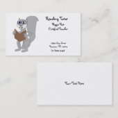 Carte de visite de lecture (Devant / Derrière)