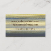 Carte de visite de l'éditeur original Gold Blue (Dos)