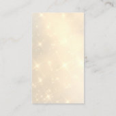 carte de visite de l'effet étincelant du logo abei (Dos)