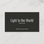 Carte de visite de l'église (Devant)