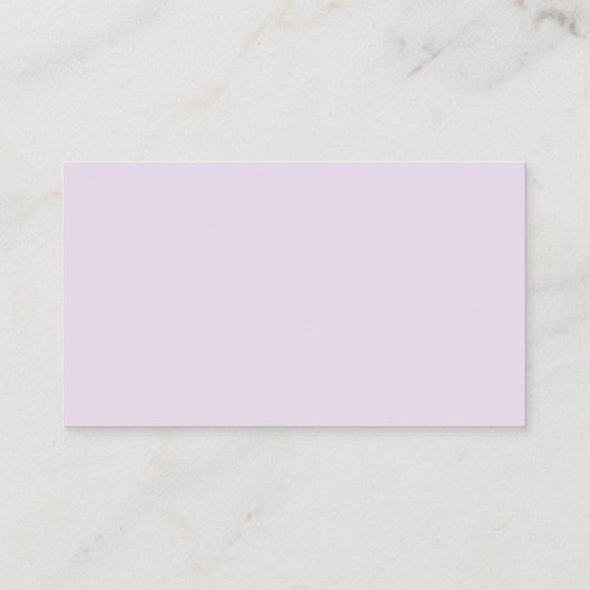 Carte de visite de l'église/du pasteur (Dos)