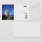 Carte de visite de l'église religieuse (Devant / Derrière)