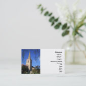 Carte de visite de l'église religieuse (Debout devant)