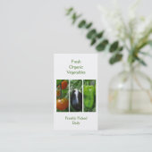 Carte de visite de légumes (Debout devant)