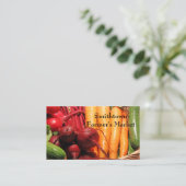 Carte de visite de légumes (Debout devant)