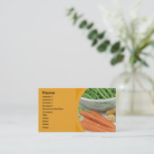 Carte de visite de légumes (Debout devant)