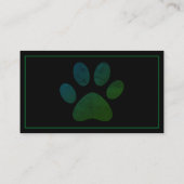 Carte de visite de l'élevage de chiens (Dos)