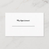 Carte de visite de l'élevage de chiens (Dos)