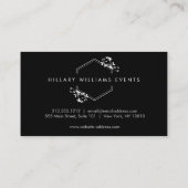 Carte de visite de l'emblème de la vigne et de la  (Dos)