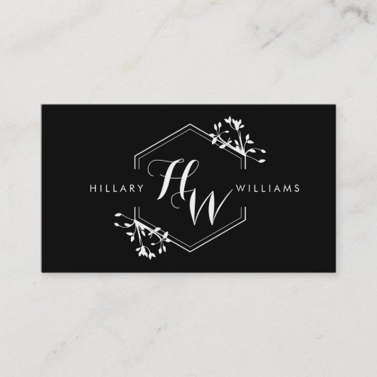 Carte de visite de l'emblème de la vigne et de la  (Devant)