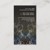 Carte de visite de l'enceinte DJ (Dos)