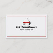 Carte de visite de l'enfant Red Wagon (Devant)