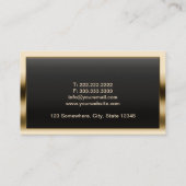 Carte de visite de l'enquêteur frontalier Gold (Dos)