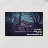 Carte de visite de l'enquêteur paranormal (Dos)