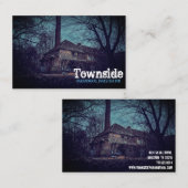 Carte de visite de l'enquêteur paranormal (Devant / Derrière)