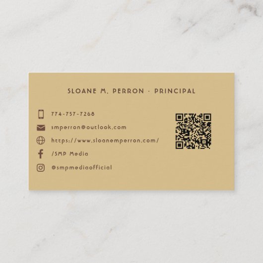 Carte de visite de l'enregistreur indépendant (Dos)