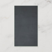 Carte de visite de l'enseignant d'Apple Chalkboard (Dos)