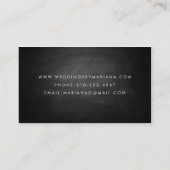 Carte de visite de l'enseignant du tableau noir (Dos)