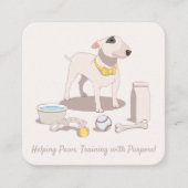 Carte de visite de l'entraîneur de chiens (Devant)