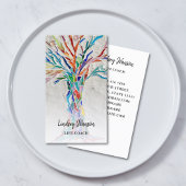 Carte de visite de l'entraîneur de vie