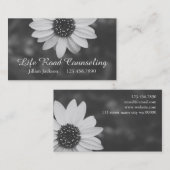 Carte de visite de l'entraîneur de vie du thérapeu (Devant / Derrière)