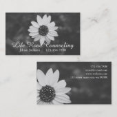 Carte de visite de l'entraîneur de vie du thérapeu (Devant / Derrière)