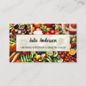Carte de visite de l'entraîneur diététiste nutriti (Devant)
