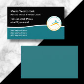 Carte de visite de l'entraîneur moderne moderne mo