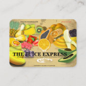 Carte de visite de l'entraîneur nutritionnel pour  (Devant)