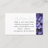 Carte de visite de l'entraîneur rose carreau en ma (Dos)