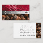 Carte de visite de l'entraîneur rose carreau en ma (Devant / Derrière)