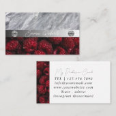 Carte de visite de l'entraîneur rose carreau en ma (Devant / Derrière)