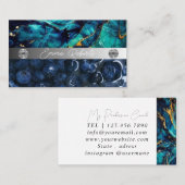 Carte de visite de l'entraîneur rose carreau en ma (Devant / Derrière)