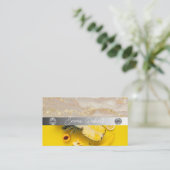 Carte de visite de l'entraîneur rose carreau en ma (Debout devant)