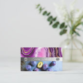 Carte de visite de l'entraîneur rose carreau en ma (Debout devant)