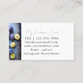 Carte de visite de l'entraîneur rose carreau en ma (Dos)