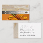 Carte de visite de l'entraîneur rose carreau en ma (Devant / Derrière)