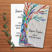 Carte de visite de l'entraîneur spirituel yogi