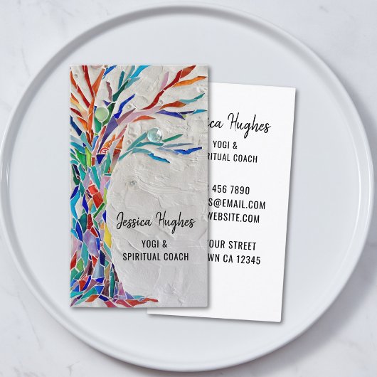 Carte de visite de l'entraîneur spirituel yogi